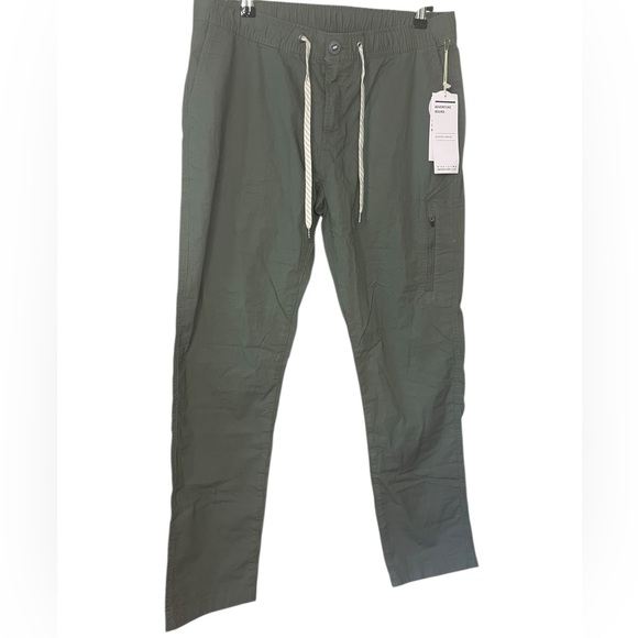 Vuori Green Ripstop Pants Five Pocket Design Womens Size Large NWT - Picture 3 of 9